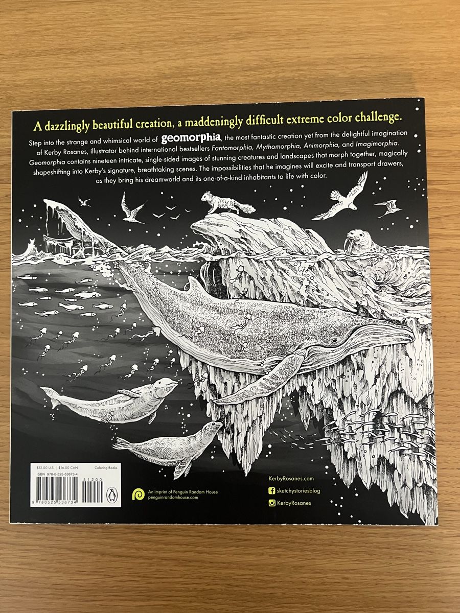 Livres: Malbuch - Kerby Rosanes - Geomorphia – D'occasion à Winterthur par Wikingerlady 1