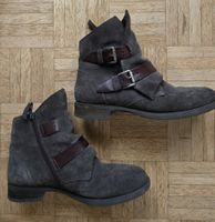 Chaussures/bottines marron en daim taille 39