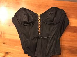 Trägerloses Corsage Marke Sariana, schwarz, Grösse 80B