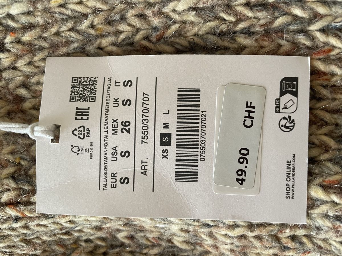 Pull&Bear Maglioni & Felpe: Pull&Bear Strickpullover, Grösse S, Neu mit Etikett! – Nuovo e nell'imballaggio originale da Zollikofen venduto da mei_8wpb 2