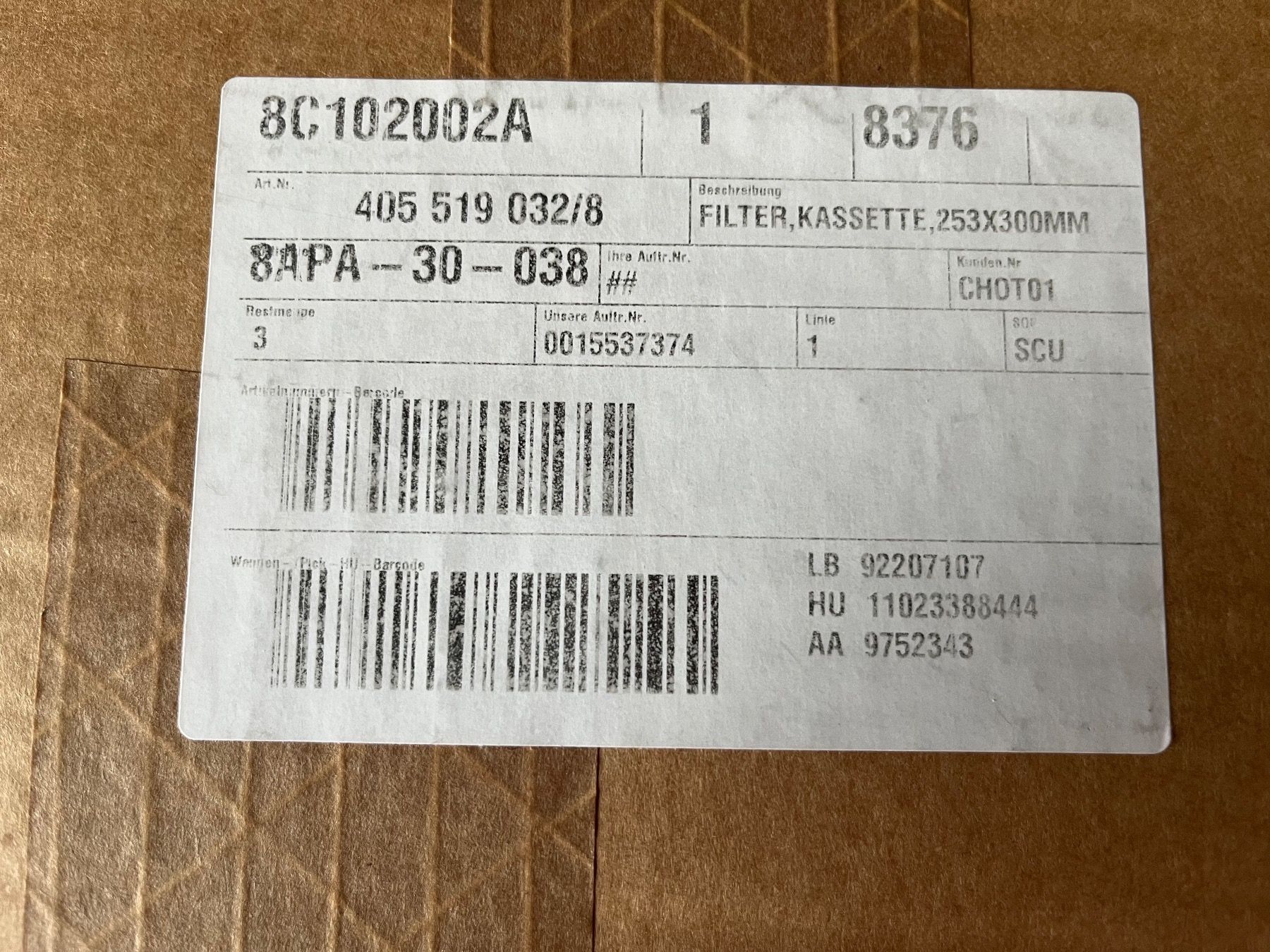 Electrolux Cappe di aspirazione: Electrolux Filterkassette – Nuovo e nell'imballaggio originale da Einsiedeln venduto da rimoco 1