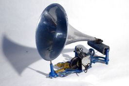 PUCK PHONOGRAPH, Grammophon, Germany, um 1900, 15 x Walzen