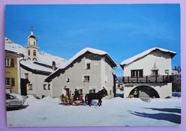 Dorfplatz von  Sils-Maria