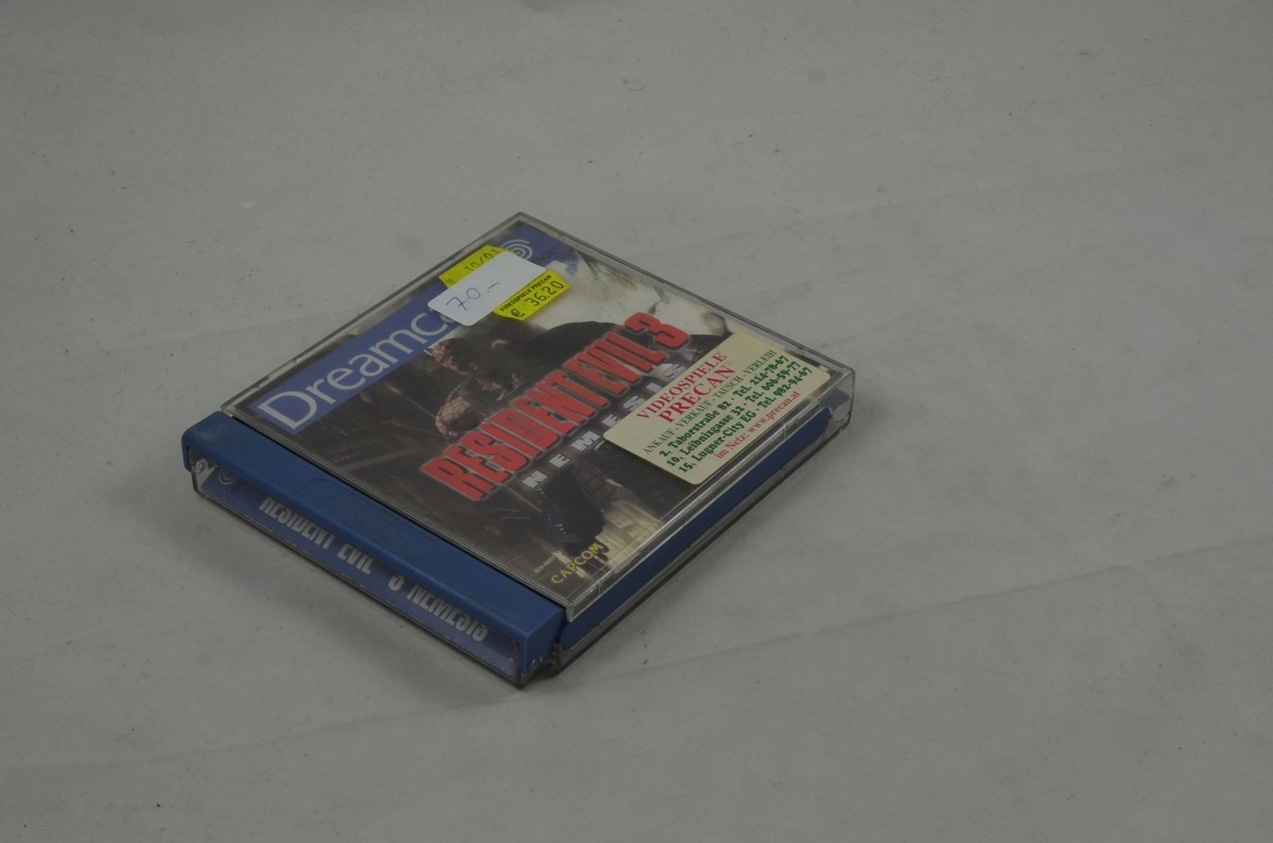 Spiele: Resident Evil 3 Nemesis Dreamcast Spiel – Gebraucht aus Buchs AG von SellAndBuyX