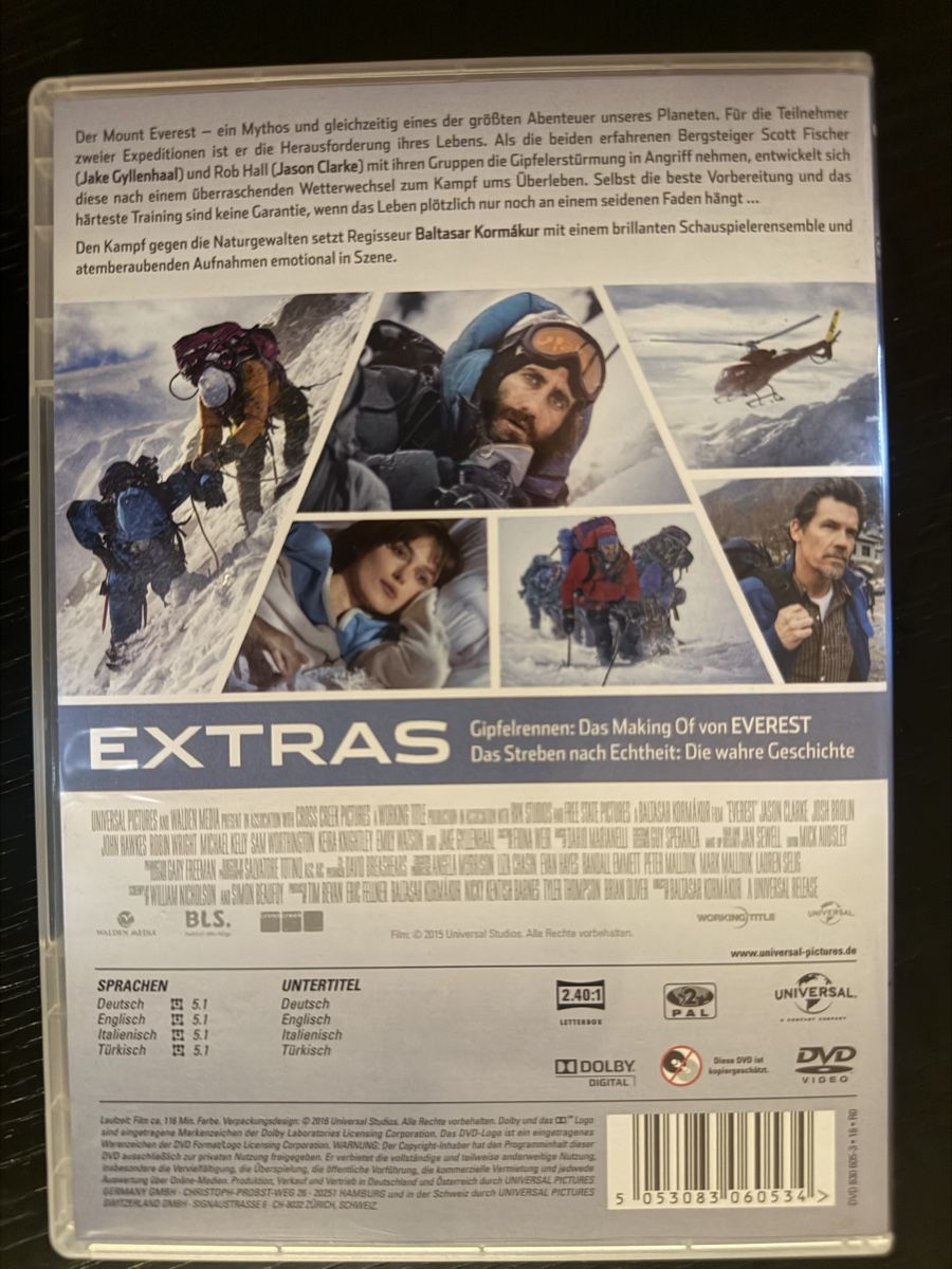 Alle DVDs: Everest neuwertig – Gebraucht aus Lausen von EisAmStiel94 1