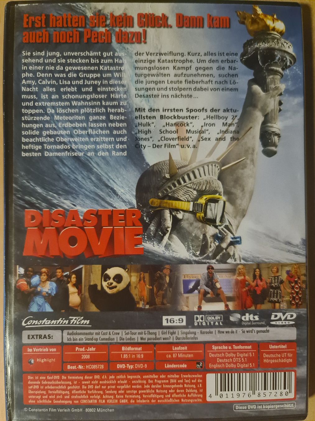 Tutti i DVDs: DVD disaster movie – Usato da Dintikon venduto da Vexi 1