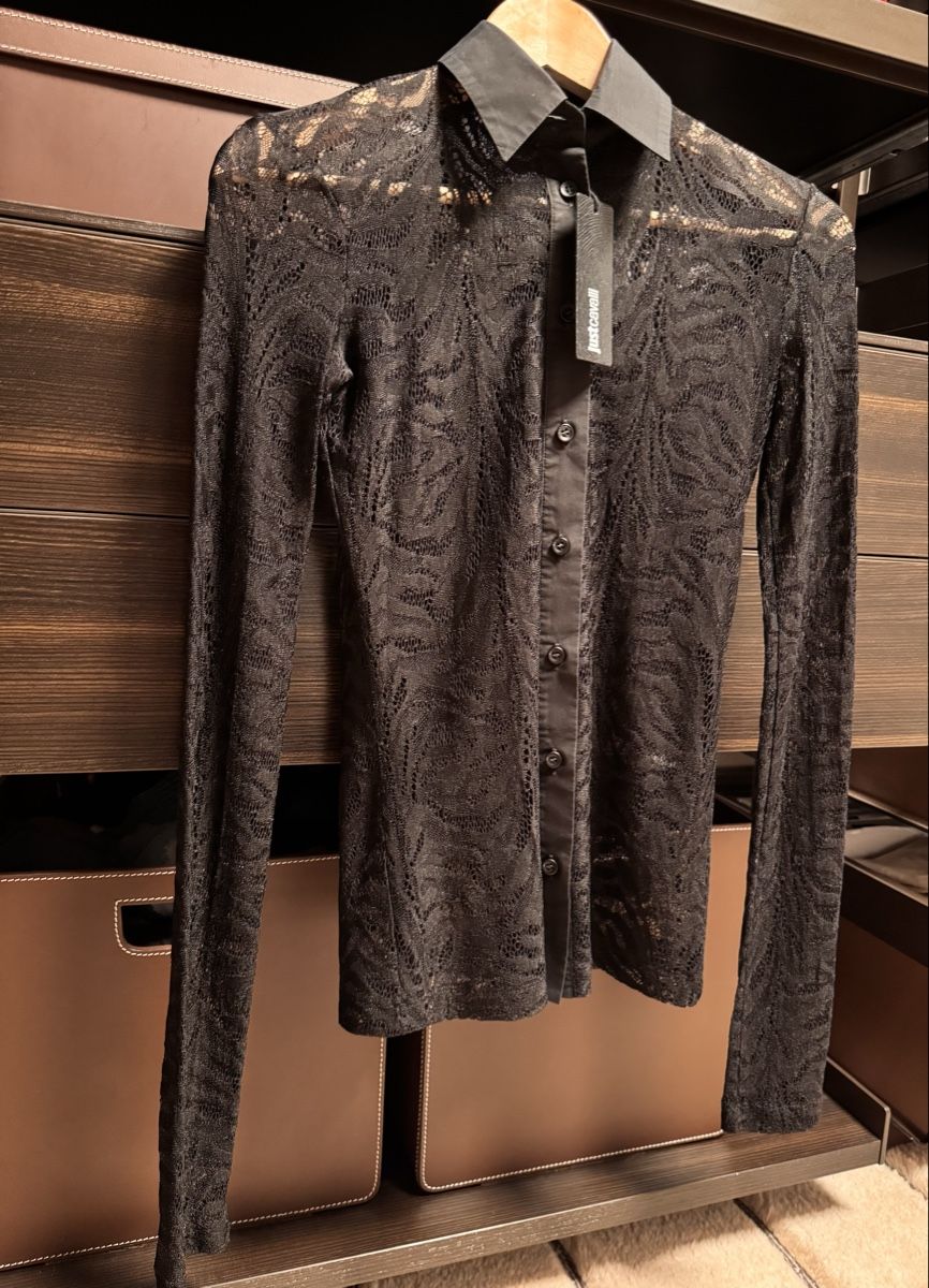 Roberto Cavalli Camicette: Just Cavalli Spitzenbluse, Gr. 34 – Usato da Wilderswil venduto da Renaissance1 1