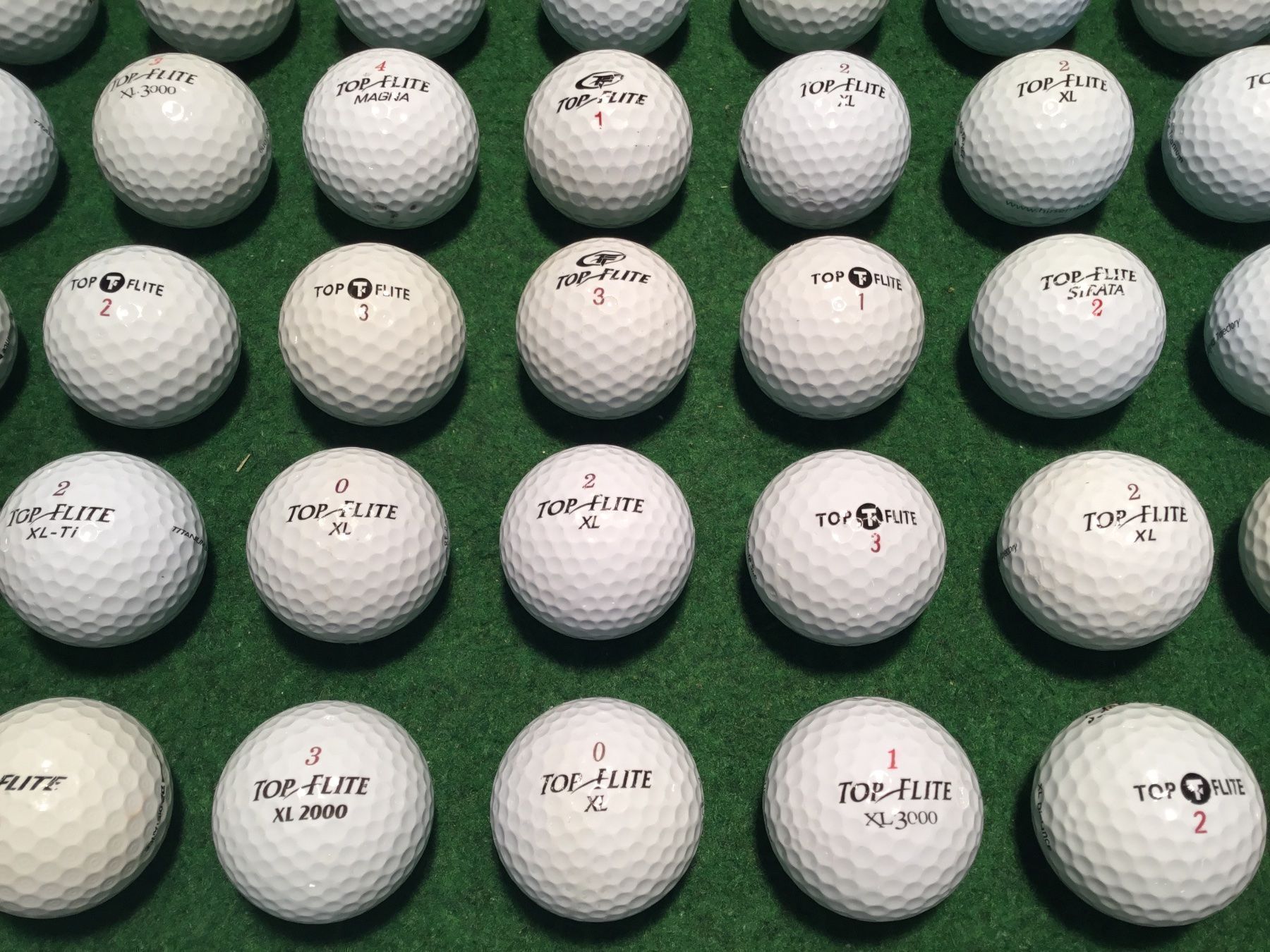 Palloni: 100 Golfbälle Top Flite (schön) – Usato da Bergdietikon venduto da shimano4 4