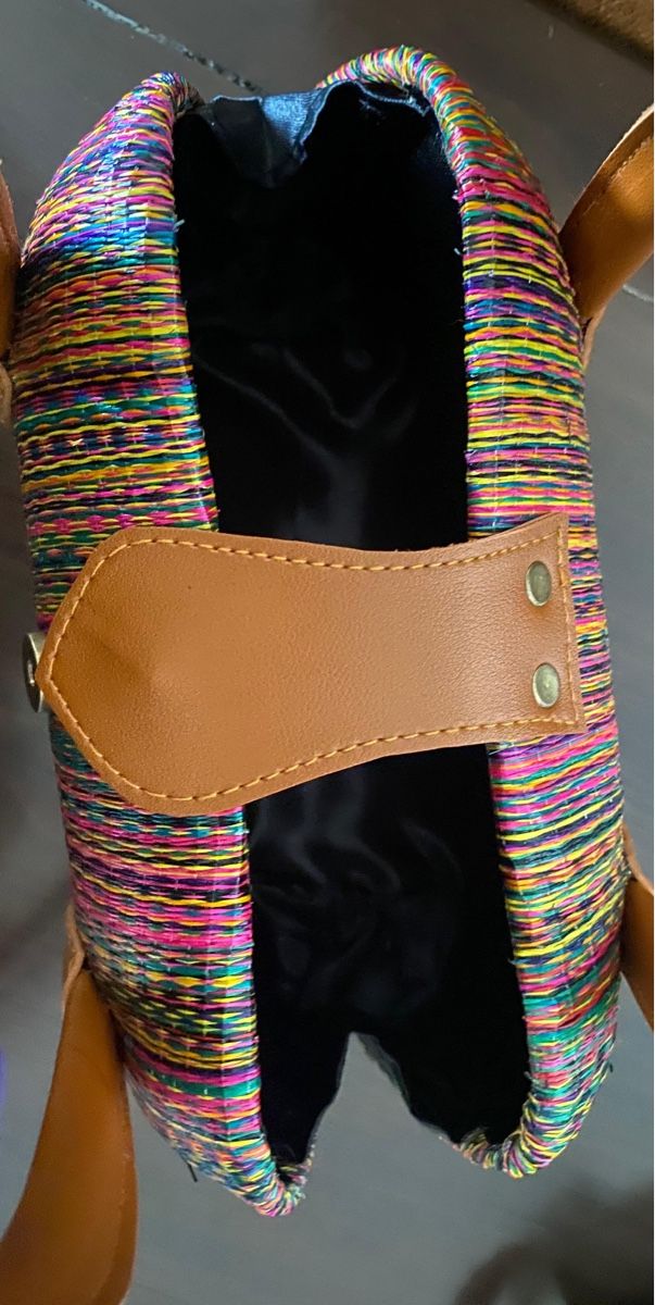 Borse da donna: Handbag multicolored woven material – Nuovo (secondo la descrizione) da Zürich venduto da Asybb 1