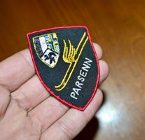 VINTAGE Badge PARSENN nos ST. GALLER STICKEREI