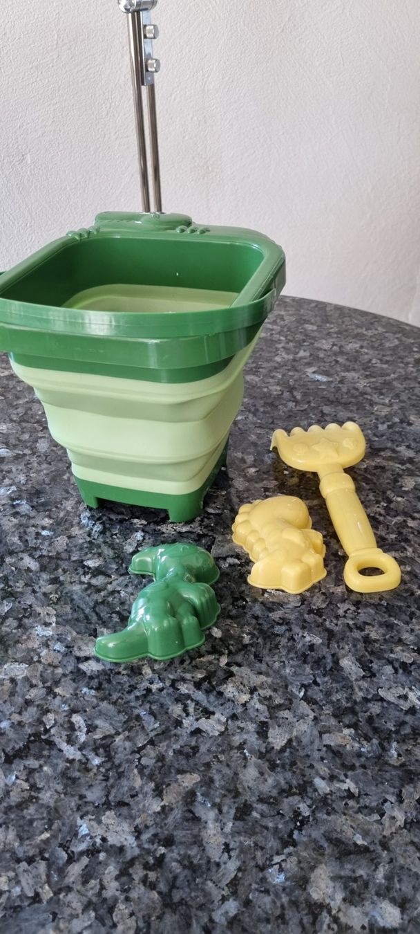 Sabbiera per bambini: Sandspielzeug Eimer Dino Förmchen Rechen neu – Nuovo (secondo la descrizione) da egliswil venduto da Maggy6 1