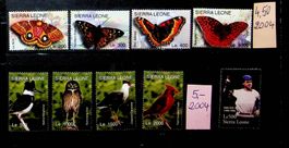 AFRIQUE SIERRA LEONE TIMBRES NEUFS 2004. COTE 10 EUROS /U582