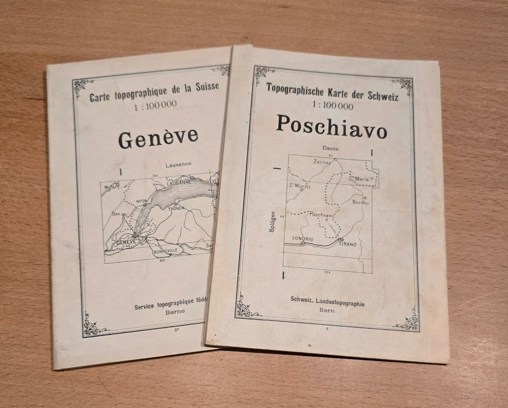 Cartine & Atlanti: Topographische Karten der Schweiz – Usato da Samstagern venduto da huha60 2