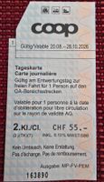 Tageskarte 2. Klasse gültig bis 28.10.2026