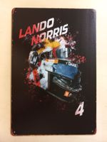 Lando Norris  Blechschild