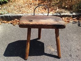 hocker vintage tabouret Brutalist - anthroposophische hocker