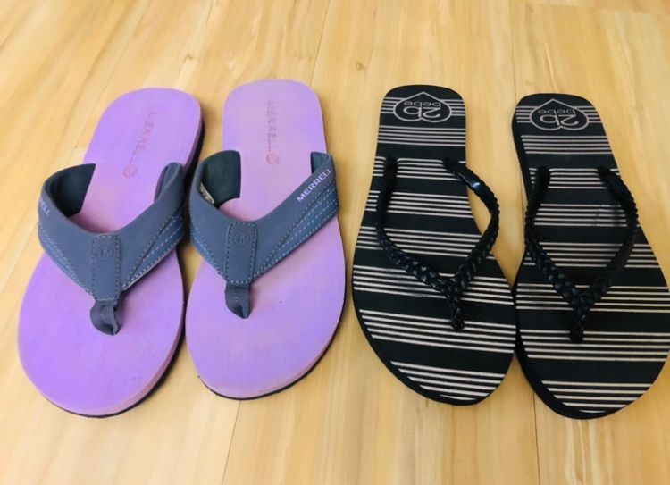 Merrell Scarpe da donna: BeBe Merrell Flipflops Schuhe Strandschuhe Kleiderpaket – Usato da Frauenfeld venduto da Babytimmy