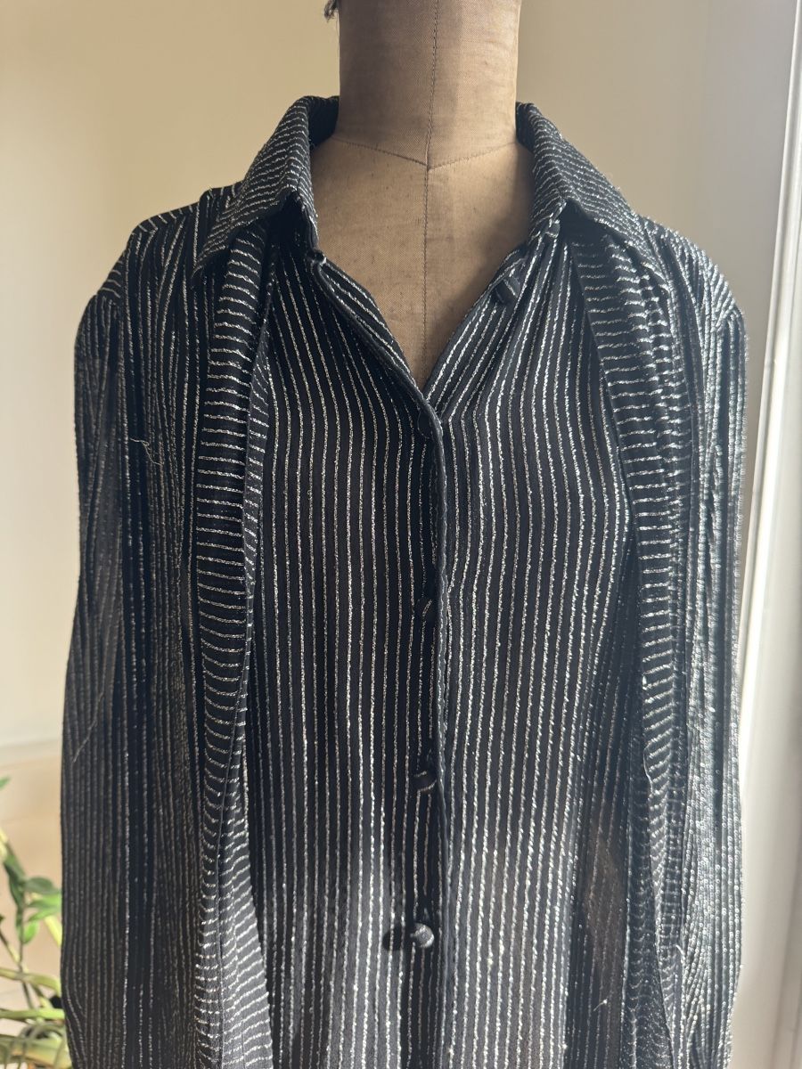 Camicette: Luisa Spagnoli Vintage Lurex Bluse – Usato da Zürich venduto da Lola_from_the_West 1