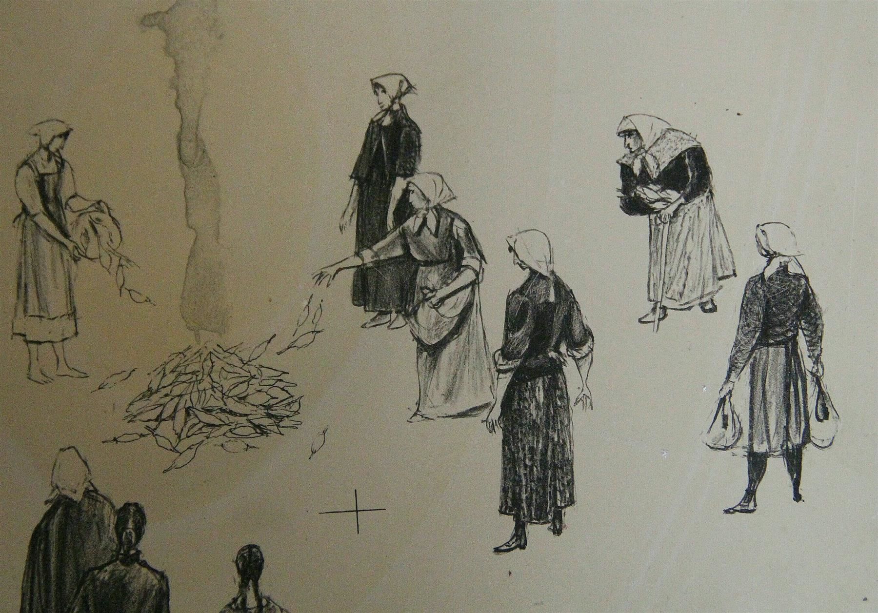 Grafica & Litografie: 2 Lithosteine Felix Hoffmann Dornröschen – Usato da Birrwil venduto da brandschatz_birrwil 9