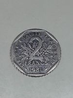 2 franchi francesi coniata nel 1981