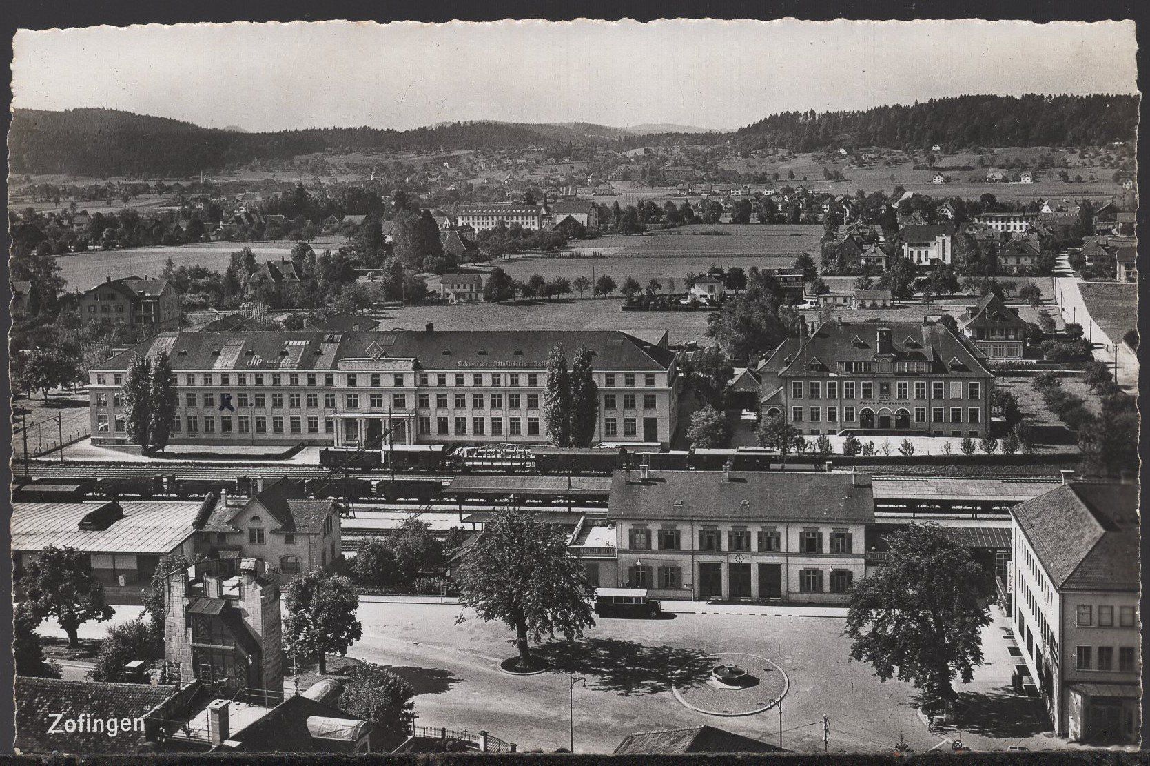 Ansichtskarten: Zofingen - Bahnhof – Gebraucht aus Aarau von kufi44