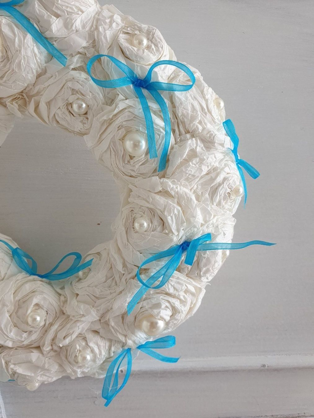 Tutte le decorazioni: Geschenk Kranz Deko Shabby Chic Spitze Muttertag Romantik – Nuovo e nell'imballaggio originale da Gossau ZH venduto da Goes05 2