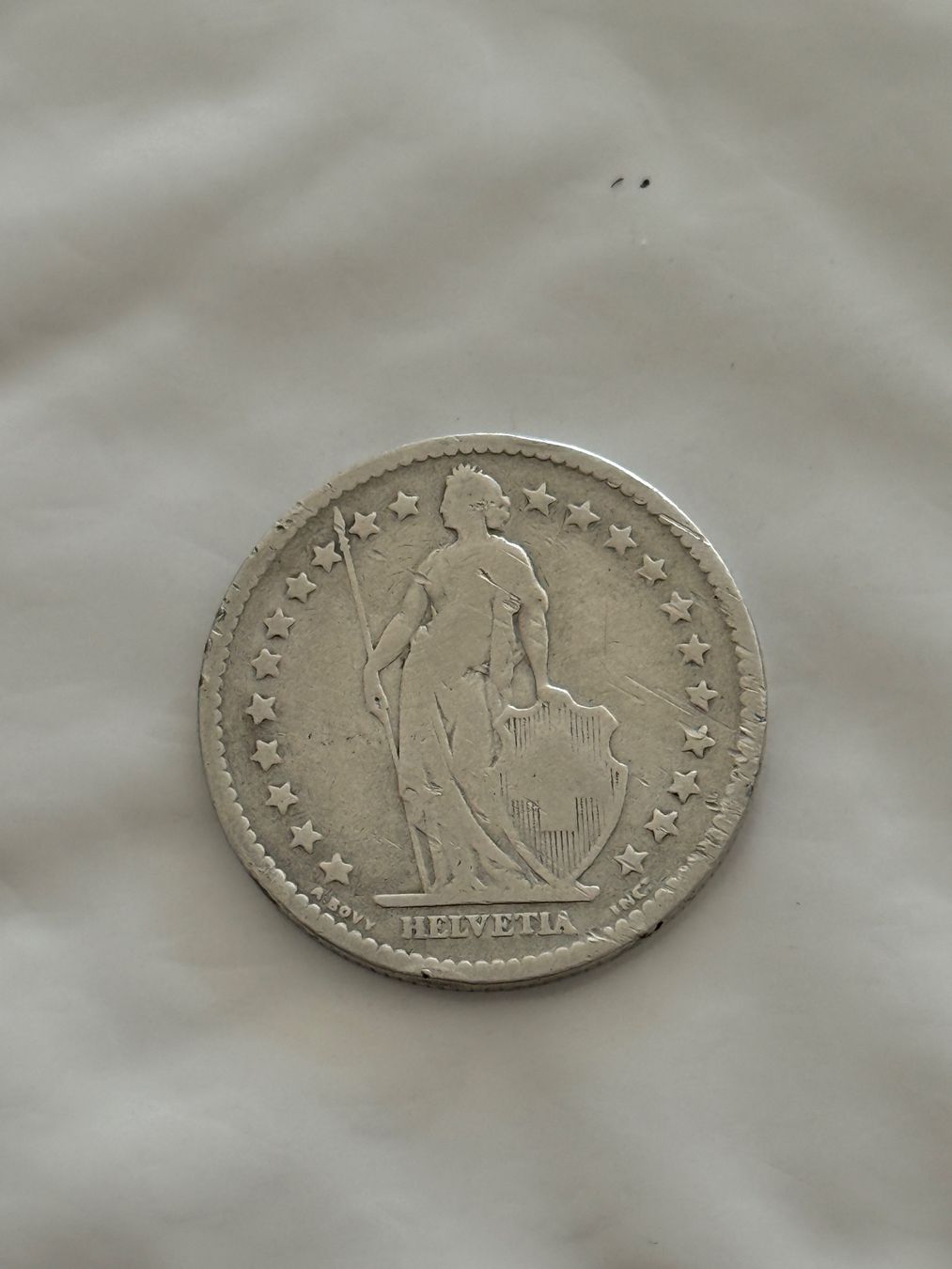 Tutti le monete: 2 Franken 1874  sehr Rar – Usato da Wallisellen venduto da SWISS_SILVER1 1