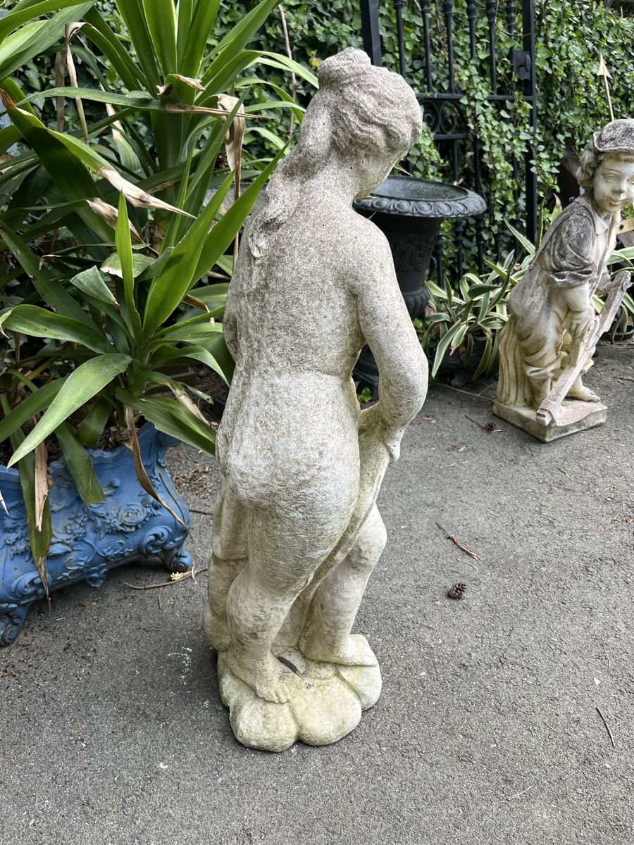 Statuette: Garten Statue, Stein Figur,  91 cm, ca 50!Kg – Usato da Buchs ZH venduto da JPK7 2