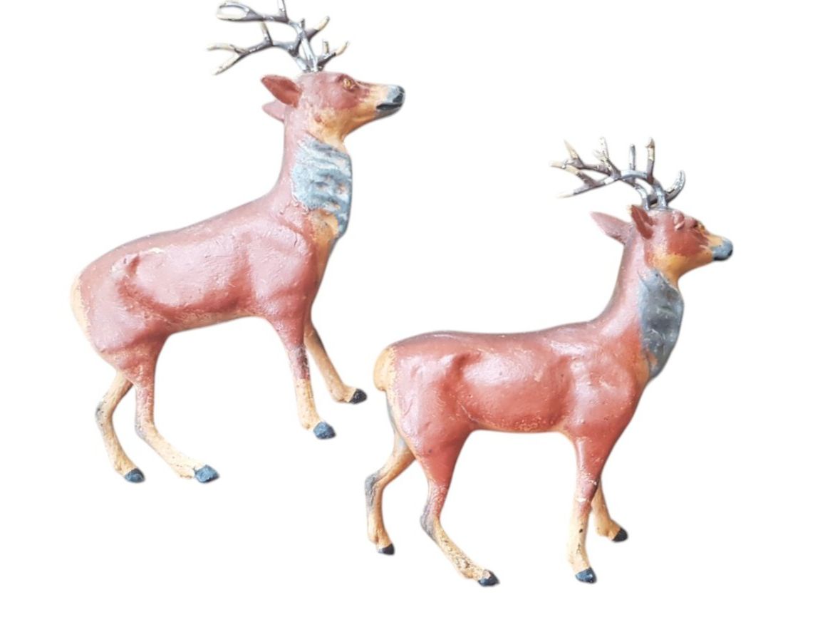 Figuren: Tierfiguren antik - Hirschen 2 Stück – Gebraucht aus Mörschwil von wunderkiste44 7