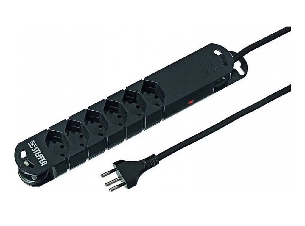 Stecker: 6er Steckdosenleiste von Steffen Variabl mit Magnet – Gebraucht aus Necker von liq24