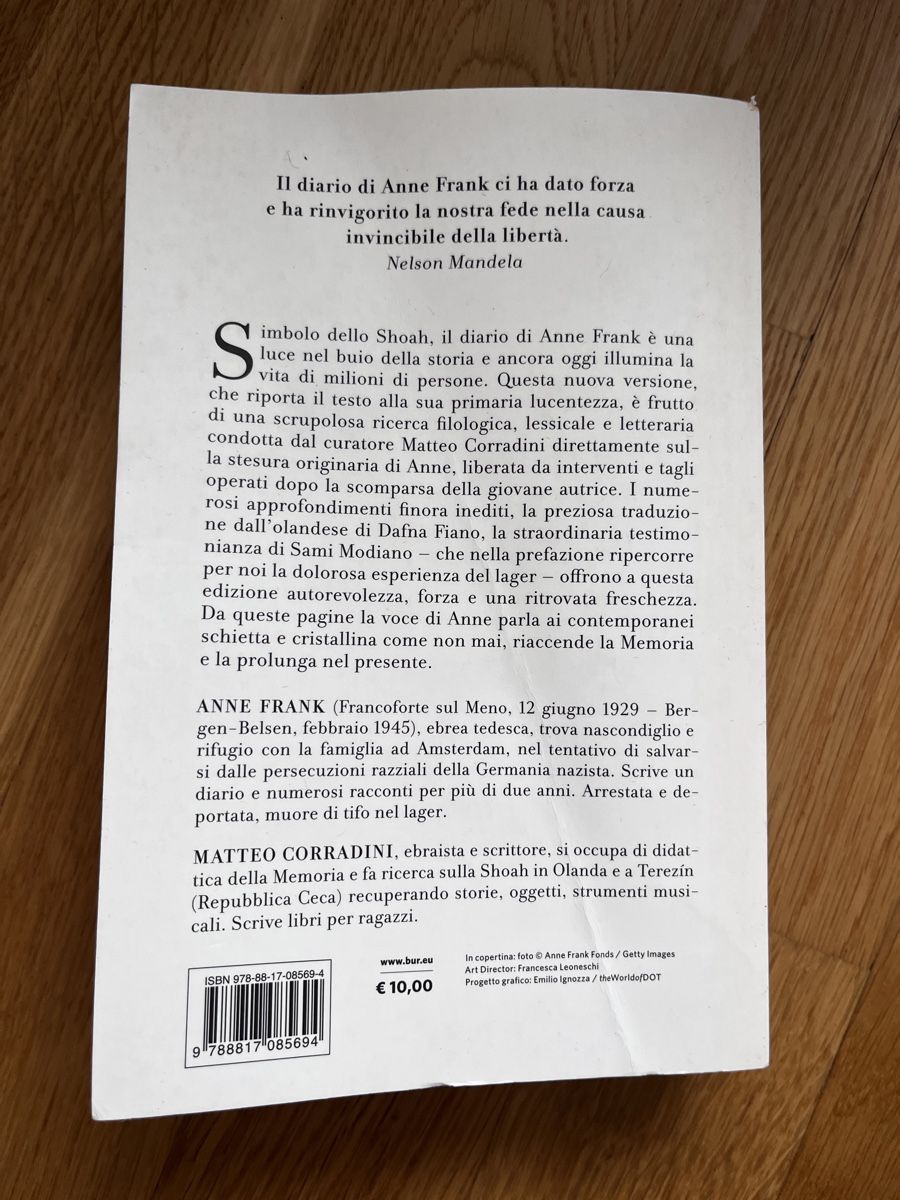 Libri: Diario Anne Frank – Usato da Zürich venduto da a.b.2025 1