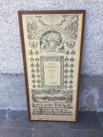 Altes Bild Ratsherren Zunftmeister Wappen Stadt Zürich