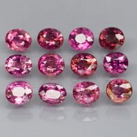 Vrai 7 Stk. Natur Turmalin Pink aus Mosambik Edelstein