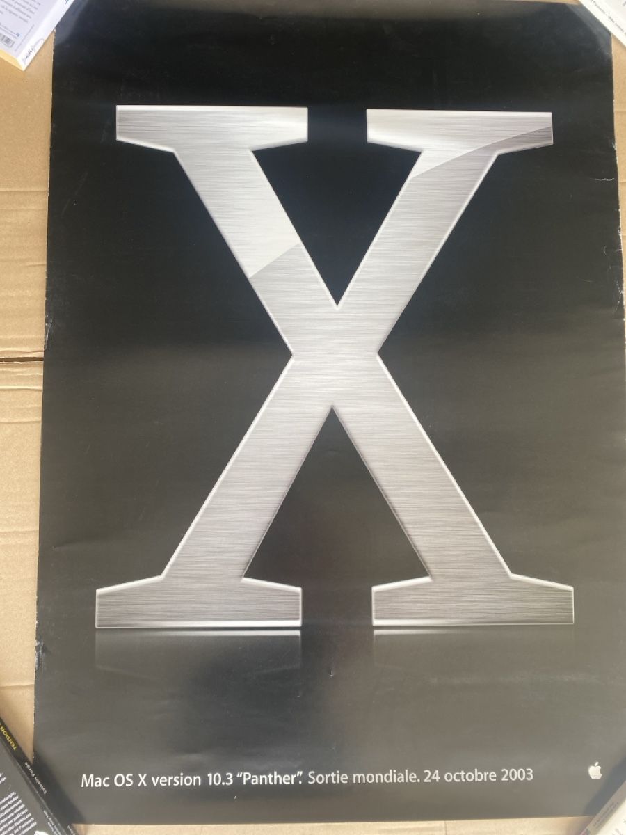 Foto & Immagini: Affiche Mac OS X 10.3 "Panther" - Collector Rare! – Usato da Lausanne venduto da Bazaille