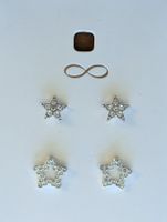 Ohr-Stecker - Sternform - 2 Paar