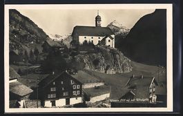 AK Wassen, Ansicht mit Windgelle, 1925