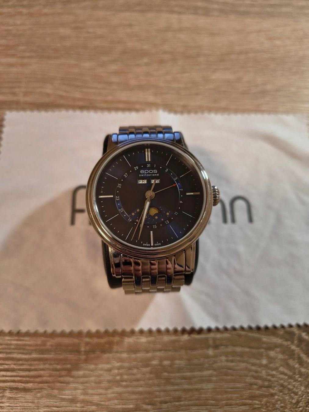 Epos Uhren: Epos Timeless 3391 Moon Phase - Neu mit Garantie – Neu (gemäss Beschreibung) aus Aarau von mdr00