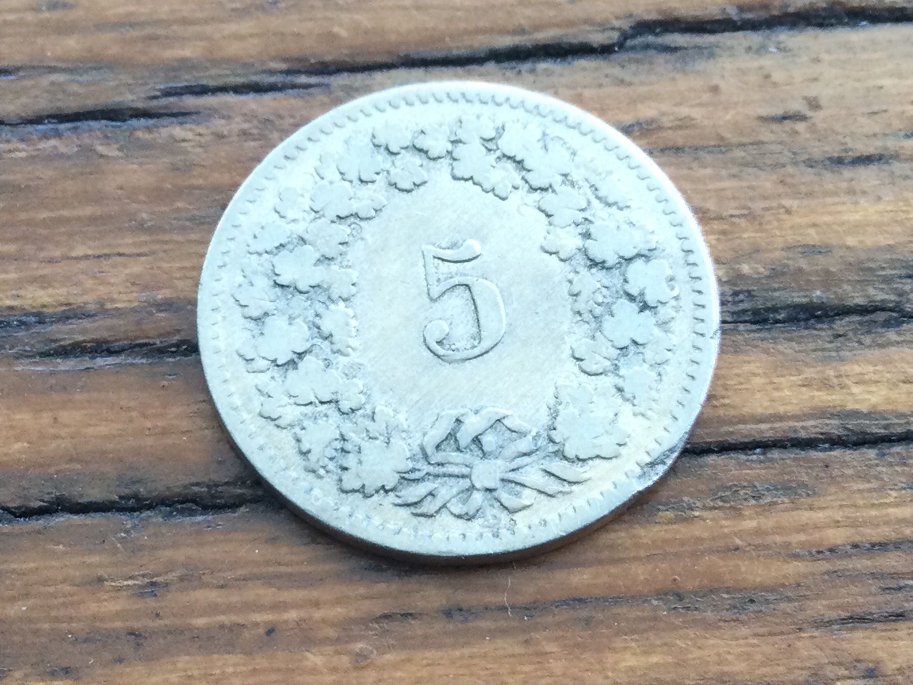 Tutti le monete: 5Rp. 1882 – Usato da Riehen venduto da hansi999 1