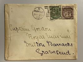 1882 QV Cover with Good Stamps to Captain Gordon Royal