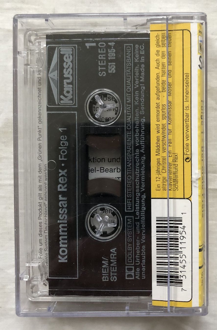 Musicassette: Kommissar Rex - Folge 1 - Der erste Preis - MC – Usato da Schaffhausen venduto da durruti 2