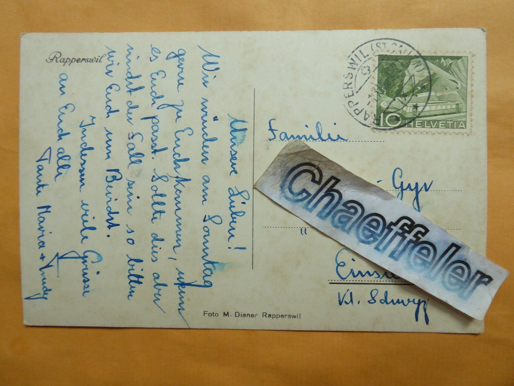 Cartes postales: Rapperswil – D'occasion à Zürich par Chaeffeler 1