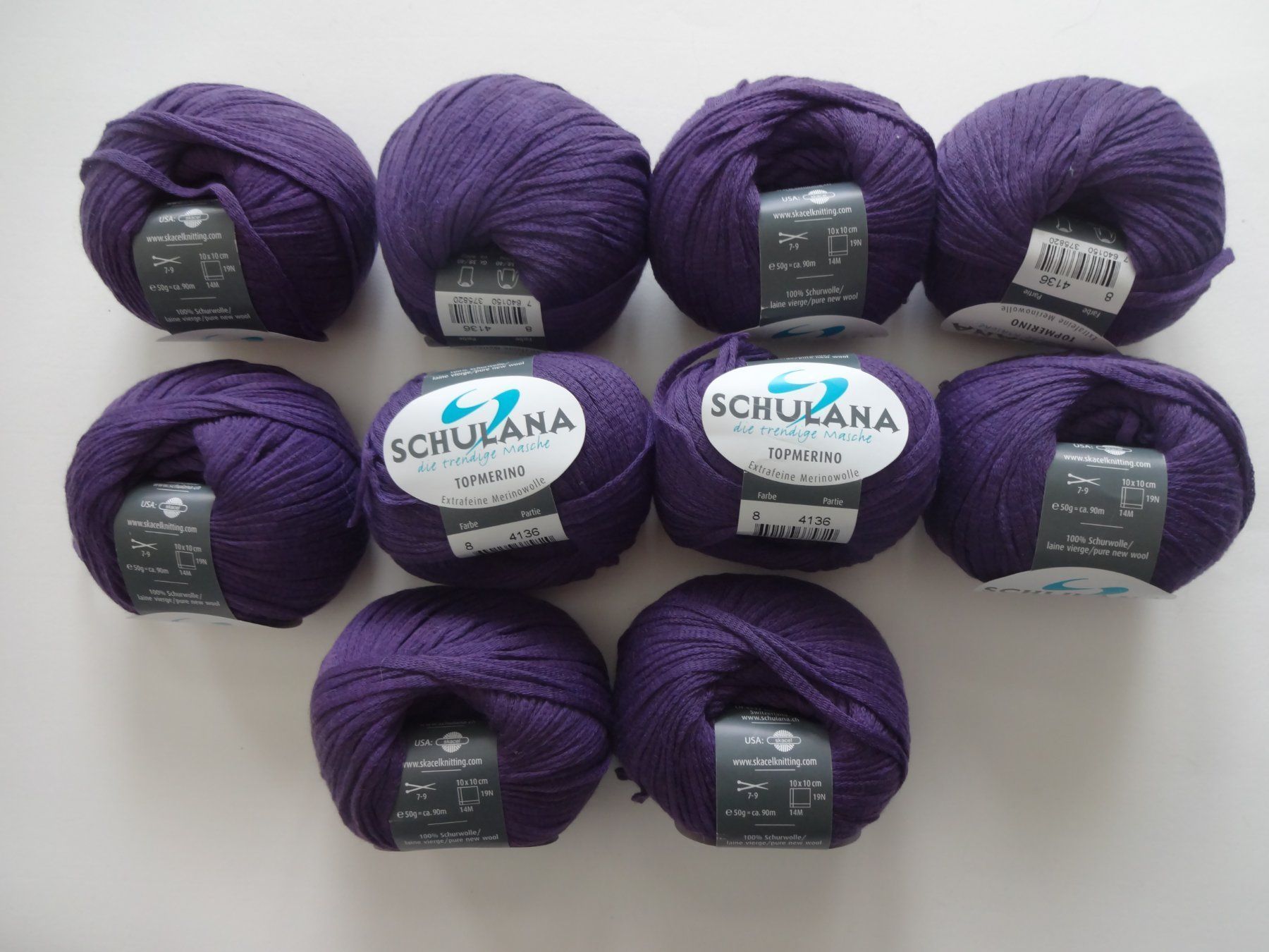 Wolle: * Schulana Topmerino * – Neu und originalverpackt aus Reigoldswil von arosa05