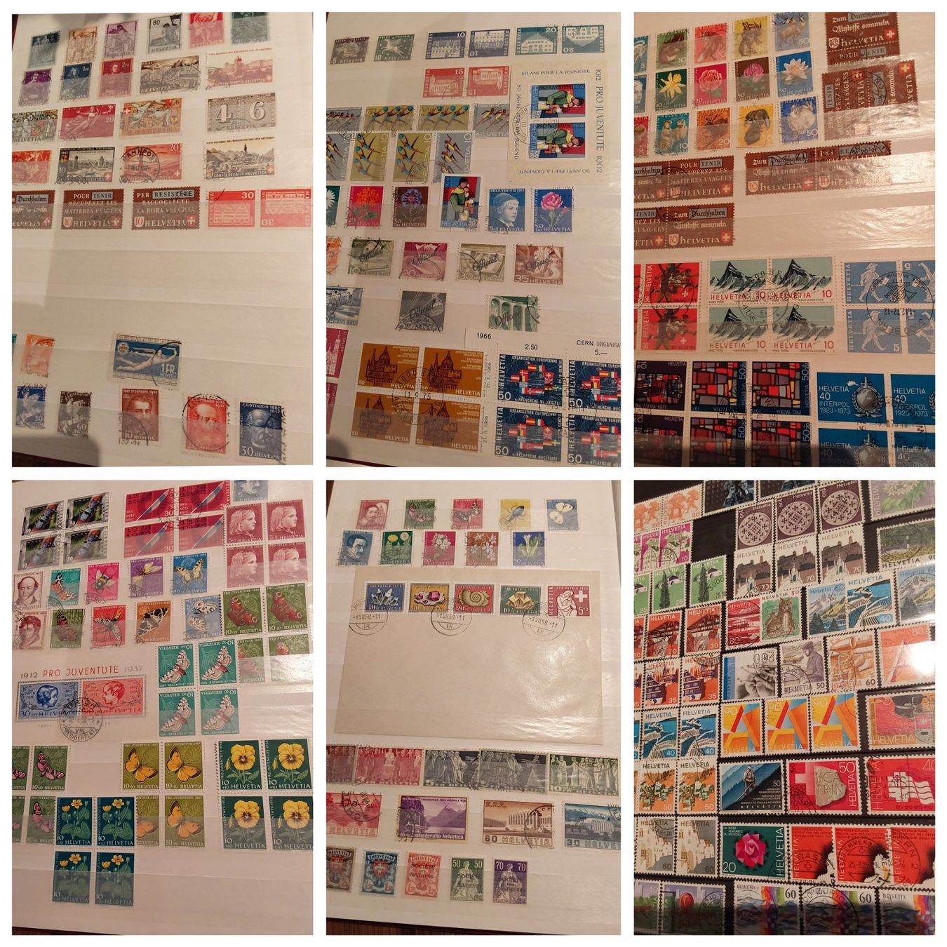 Tutti i francobolli: 6 Stk. CH Briefmarken-/Dublettenalben – Usato da Münchwilen AG venduto da Nesar 4