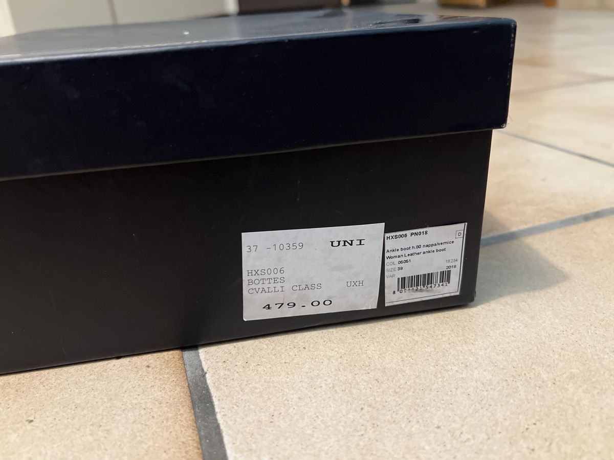 Roberto Cavalli Damenschuhe: Bottes à talon compensé Just Cavalli serpent pointure 38 – Neu und originalverpackt aus Arvillard (Salins) von mental0mystique 4