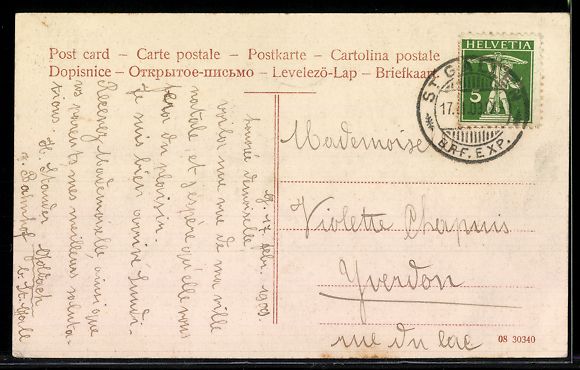 Cartoline postali: AK St. Gallen, Ortsansicht mit Kirchen – Usato da Berlin venduto da bartko-reher 1