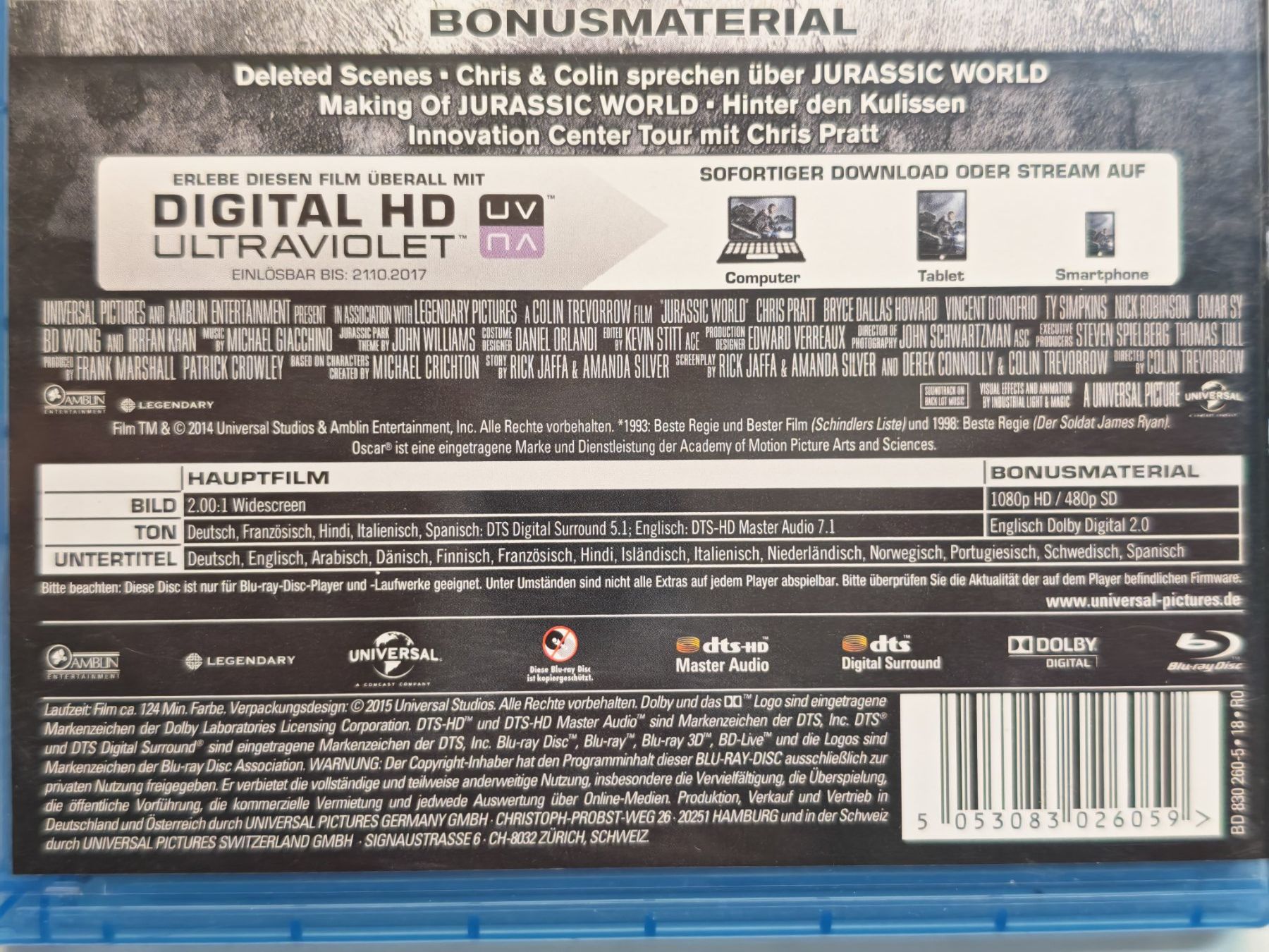 Tous les DVDs: Jurassic World – D'occasion à Liestal par Kratzilla 3