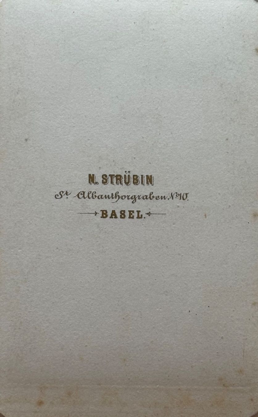 Cartes postales: CDV N. Strübin, Basel - Mann – D'occasion à Frauenfeld par Merk52 1
