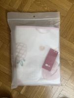 Couverture bébé neuve, motifs fruités, pas déballée