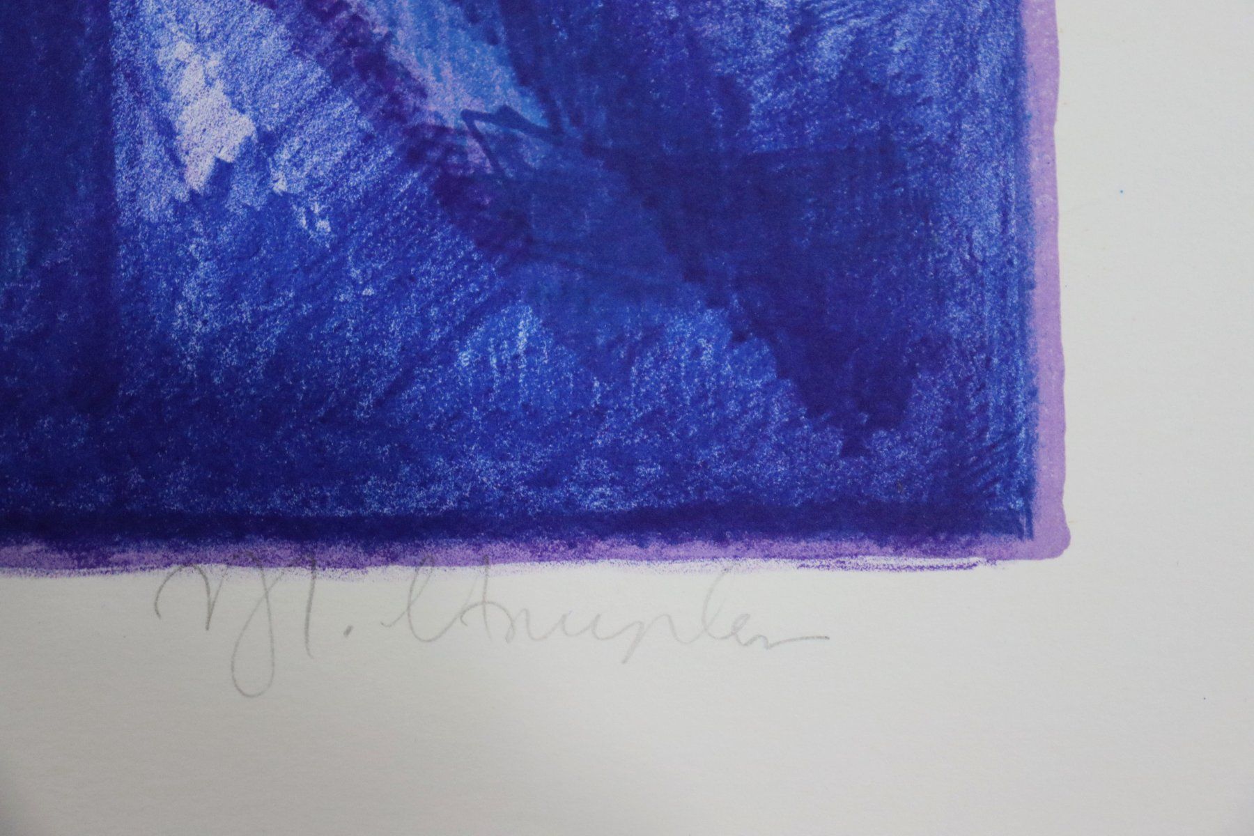 Grafiken & Lithographien: Hans Rudolf Strupler 1935-2015, grosse Farblithographie. – Gebraucht aus Zug von Kunst-Fundgrube 3