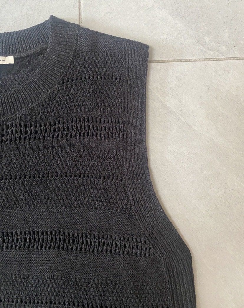 Tom Tailor Tops: Top noir sans manche maille tricot Tom Tailor – Neu (gemäss Beschreibung) aus Granges VS von avm_mj7b 2